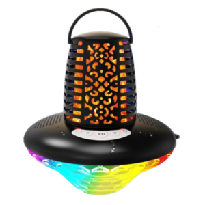 Swimsportz Flame Floating Speaker W/ Diamond Light Show