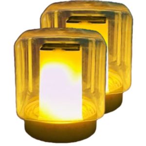 SwimSportz Solar Floating Flame Pool Light 2 Pack